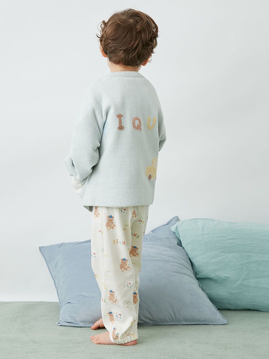 GELATO PIQUE KIDS & BABY「【KIDS】エアリーモコドローイングベアカーディガン」|カーディガン|