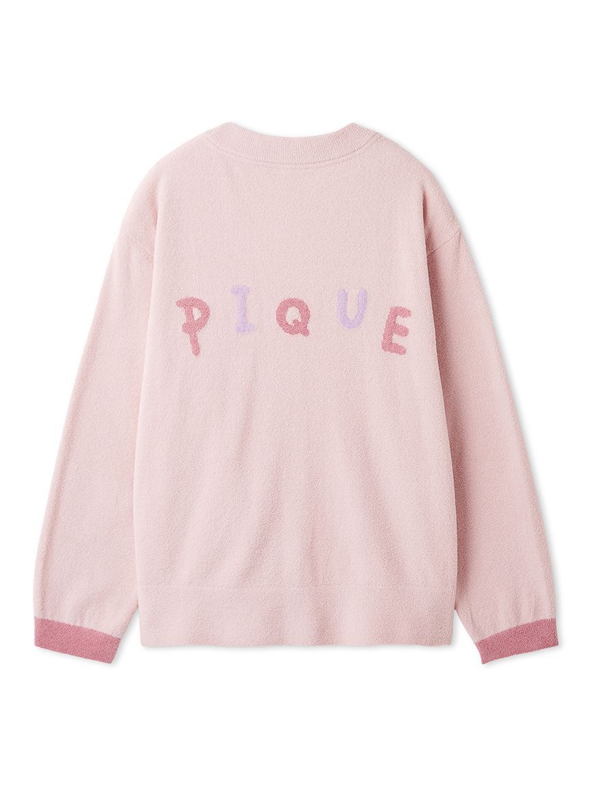 gelato pique「エアリーモコドローイングベアカーディガン」|ルームウェア|