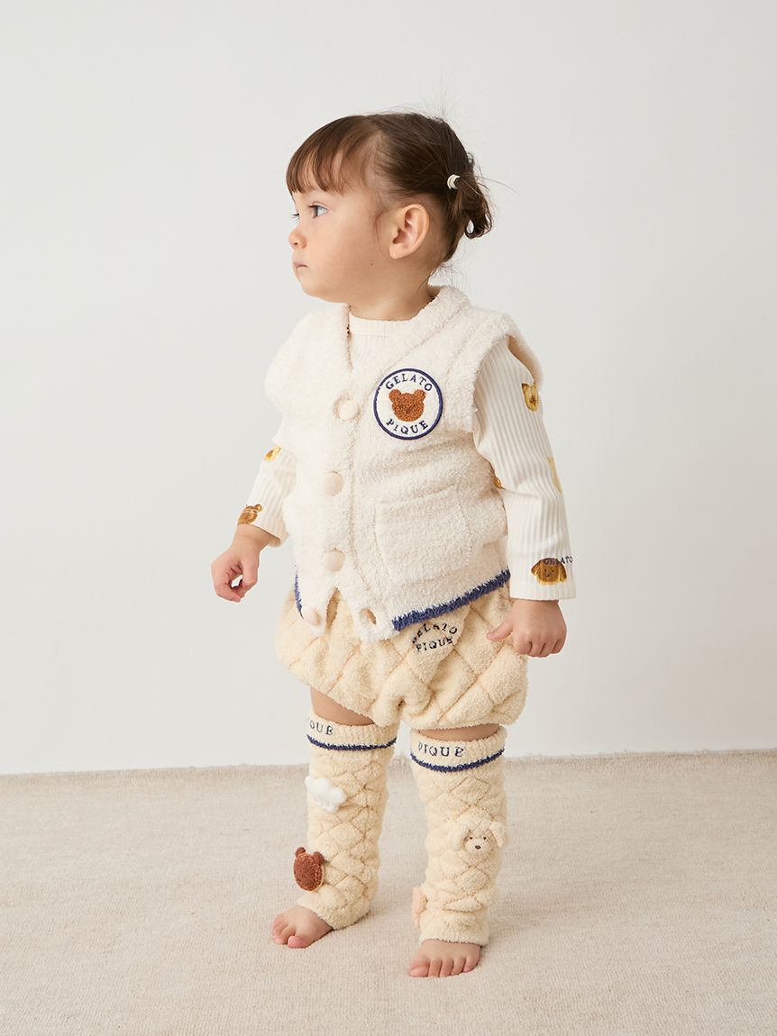 GELATO PIQUE KIDS & BABY「【BABY】エアリーモコメロンパンレッグウォーマー」|その他ベビー用品|