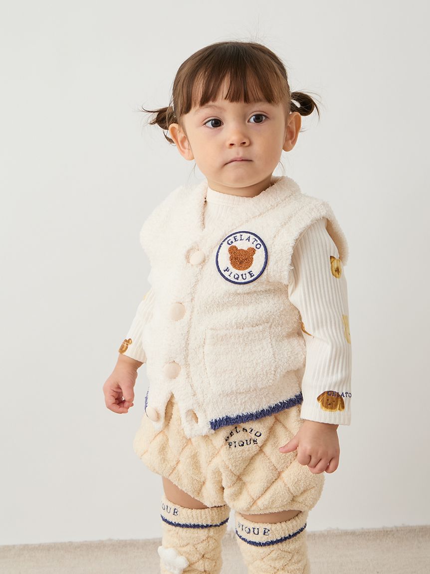 GELATO PIQUE KIDS & BABY「【BABY】エアリーモコメロンパンレッグウォーマー」|その他ベビー用品|