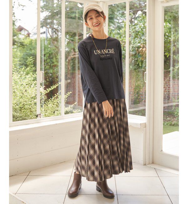 ikka「ロゴフォトプリントロンT」|Tシャツ・カットソー|