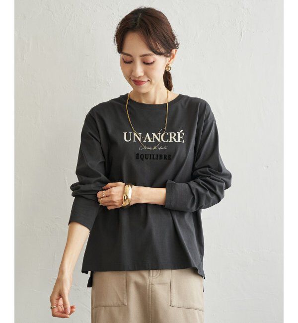 ikka「ロゴフォトプリントロンT」|Tシャツ・カットソー|