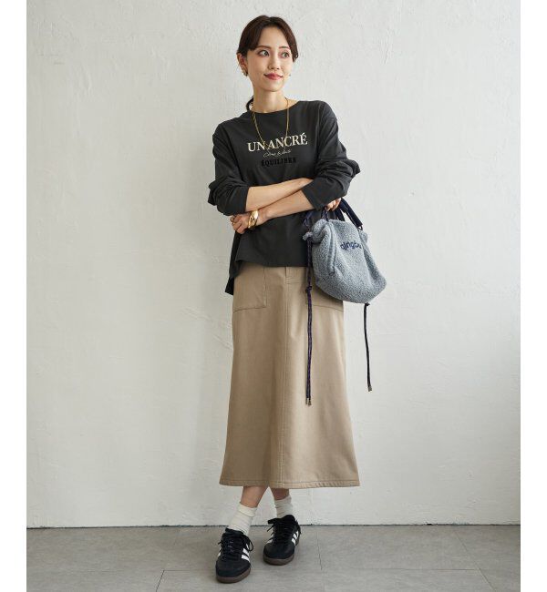 ikka「ロゴフォトプリントロンT」|Tシャツ・カットソー|
