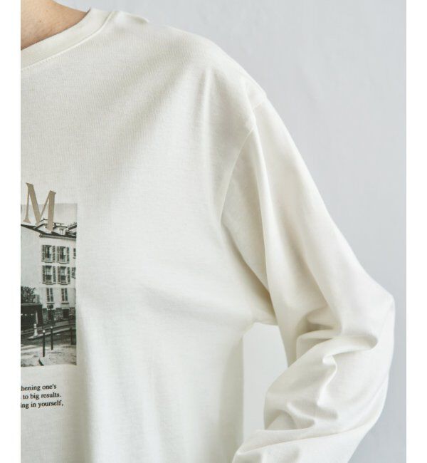 ikka「ロゴフォトプリントロンT」|Tシャツ・カットソー|