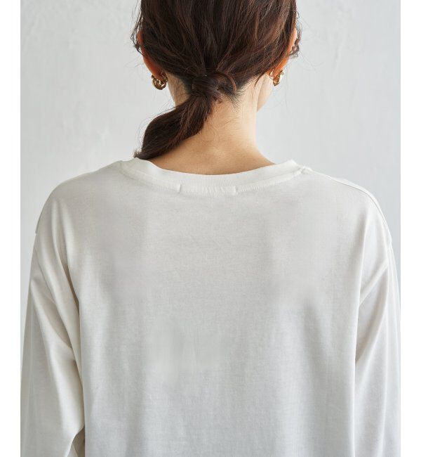 ikka「ロゴフォトプリントロンT」|Tシャツ・カットソー|