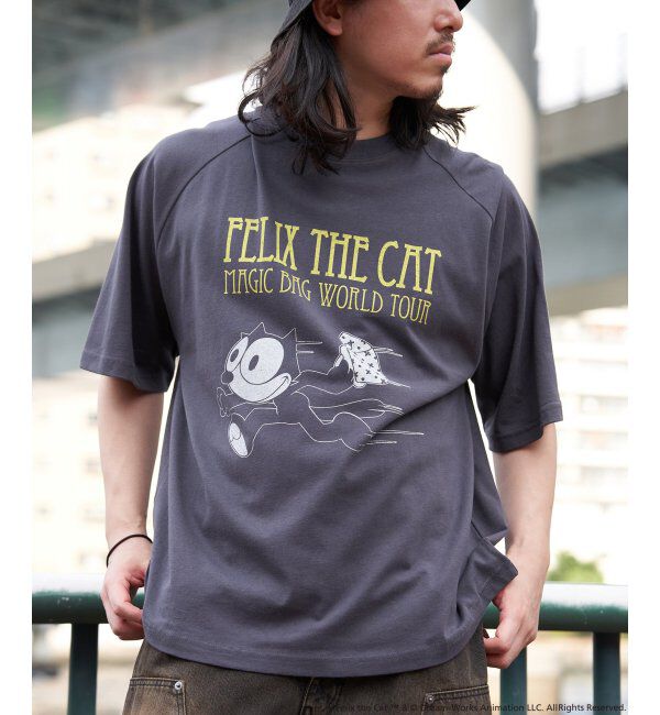 VENCE share style「&rdquo;Felix the cat&rdquo; フィリックス・ザ・キャット / ラグランTシャツ」|Tシャツ・カットソー|