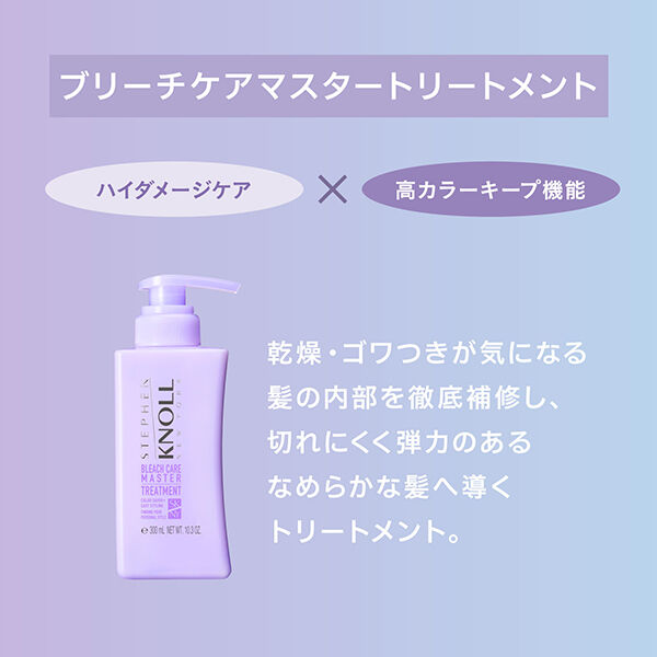  「スティーブンノル ブリーチケアマスター トリートメント 詰め替え/ハーバルフルーティフローラル 250mL」|コンディショナー・トリートメント|