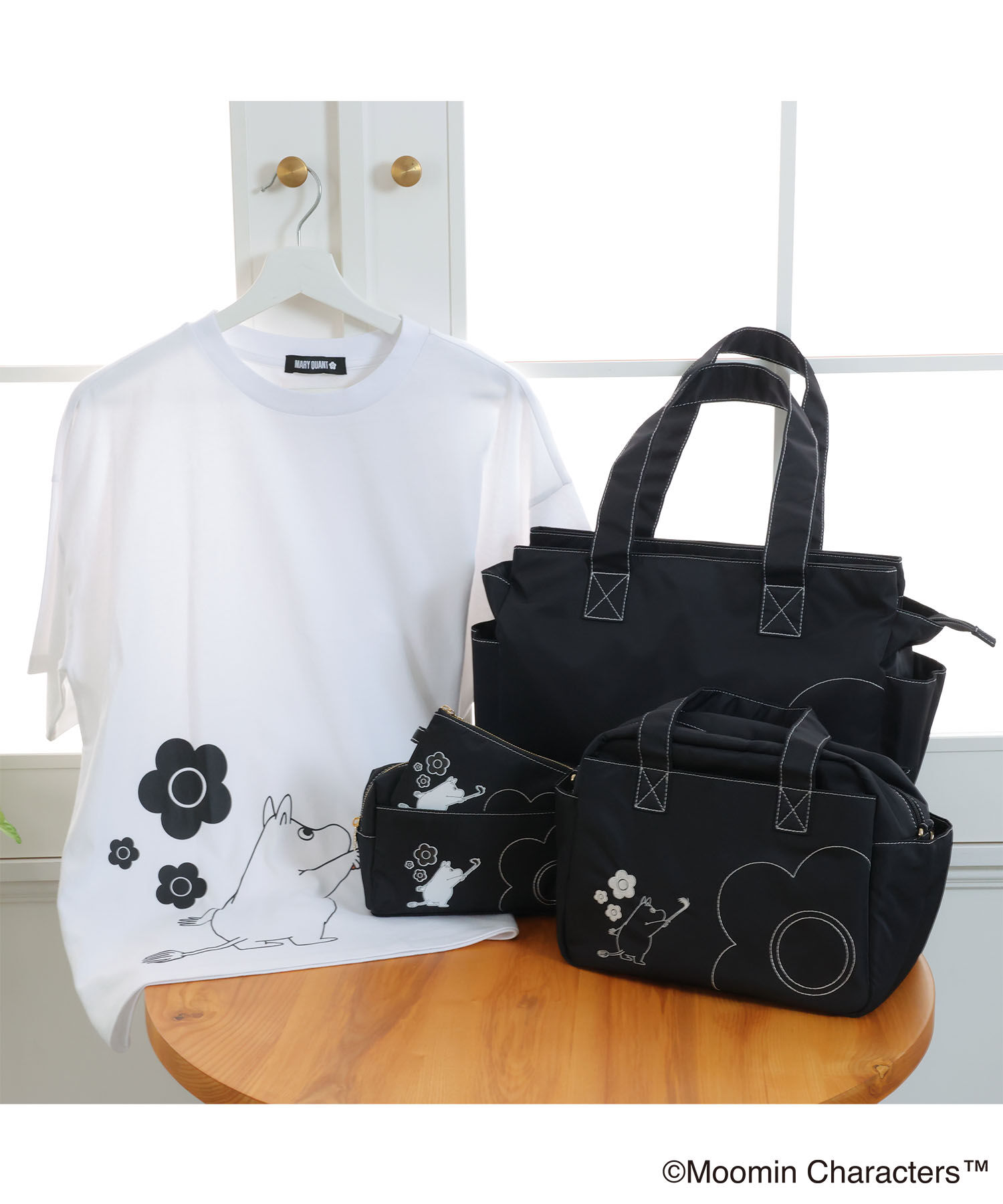 MARY QUANT「MOOMIN&times;MQナイロン 2WAYミニトート」|トートバッグ|