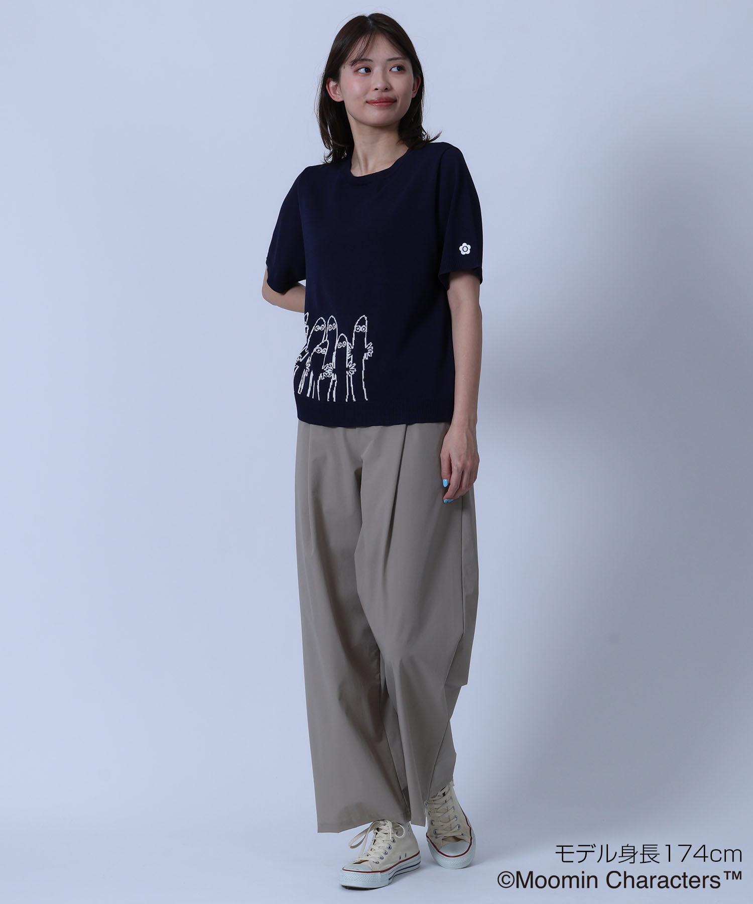 MARY QUANT「MOOMIN&times;MQニット プルオーバー」|ニット・セーター|