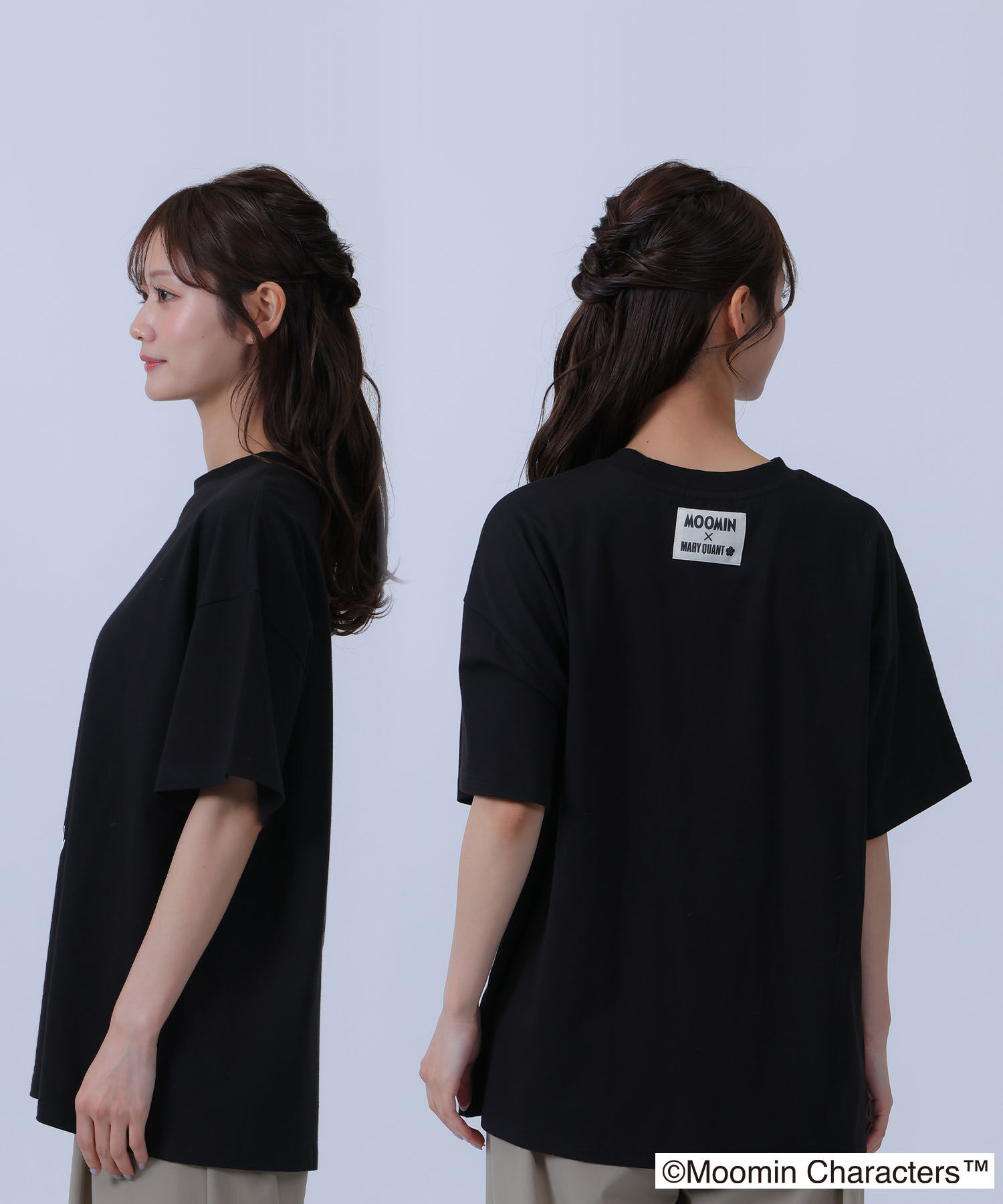MARY QUANT「MOOMIN&times;MQペイントビッグ Tシャツ」|Tシャツ・カットソー|