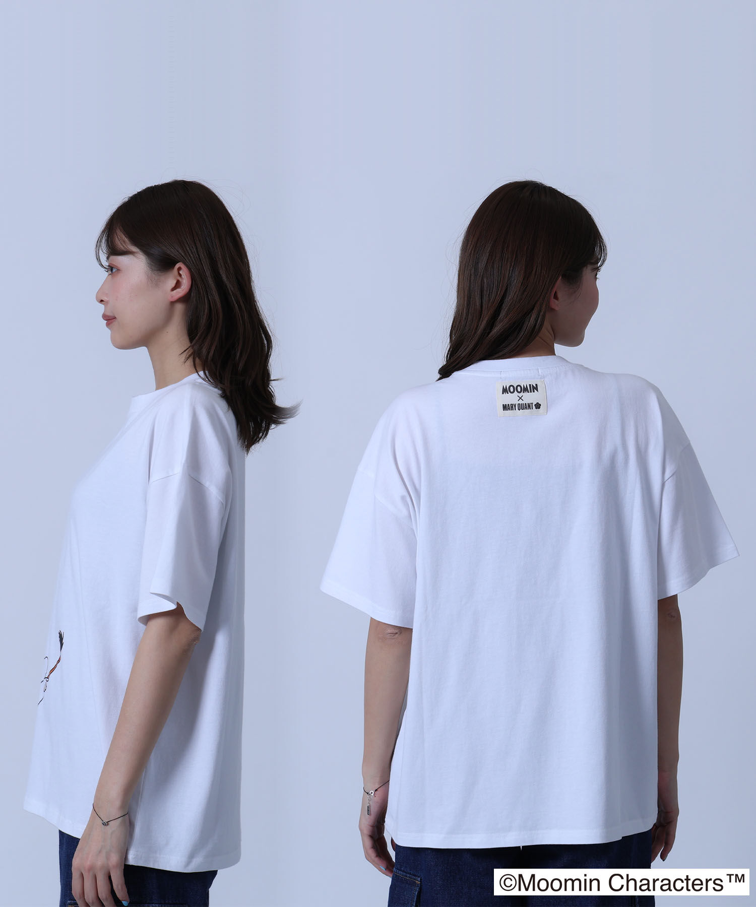 MARY QUANT「MOOMIN&times;MQペイントビッグ Tシャツ」|Tシャツ・カットソー|