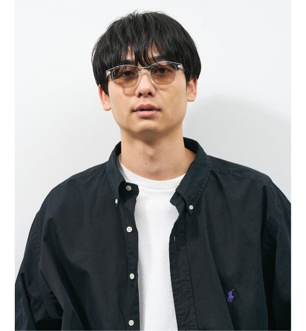  「SUNCUTGlasses/UV100%CUT ウェリントン型 サングラス | カラーレンズ 太縁フレーム  紫外線対策 UVカット」|サングラス|