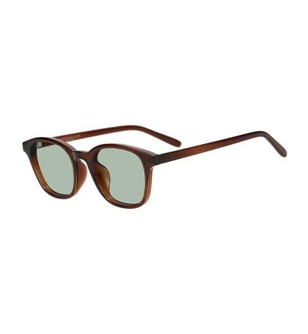  「SUNCUTGlasses/UV100%CUT ウェリントン型 サングラス | カラーレンズ 太縁フレーム  紫外線対策 UVカット」|サングラス|