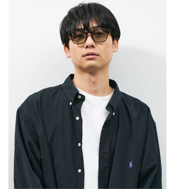  「SUNCUTGlasses/UV100%CUT ウェリントン型 サングラス | カラーレンズ 太縁フレーム  紫外線対策 UVカット」|サングラス|