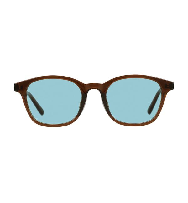  「SUNCUTGlasses/UV100%CUT ウェリントン型 サングラス | カラーレンズ 太縁フレーム  紫外線対策 UVカット」|サングラス|