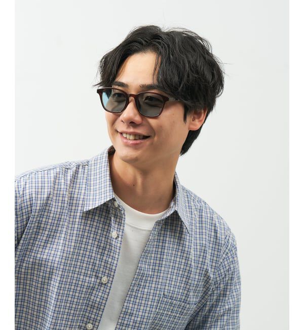  「SUNCUTGlasses/UV100%CUT ウェリントン型 サングラス | カラーレンズ 太縁フレーム  紫外線対策 UVカット」|サングラス|