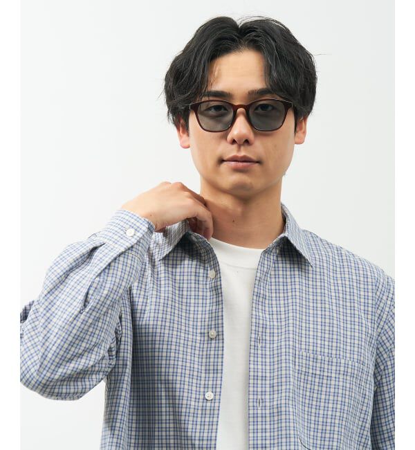  「SUNCUTGlasses/UV100%CUT ウェリントン型 サングラス | カラーレンズ 太縁フレーム  紫外線対策 UVカット」|サングラス|