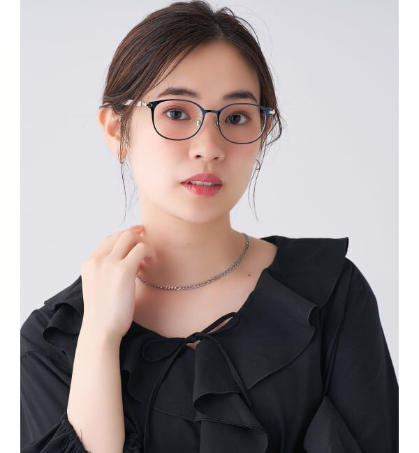 「ウェリントン型 メガネ | ラバーテンプル 伊達メガネ 度付きメガネ  Zoff｜FASHION  レンズ交換券付」|メガネ|
