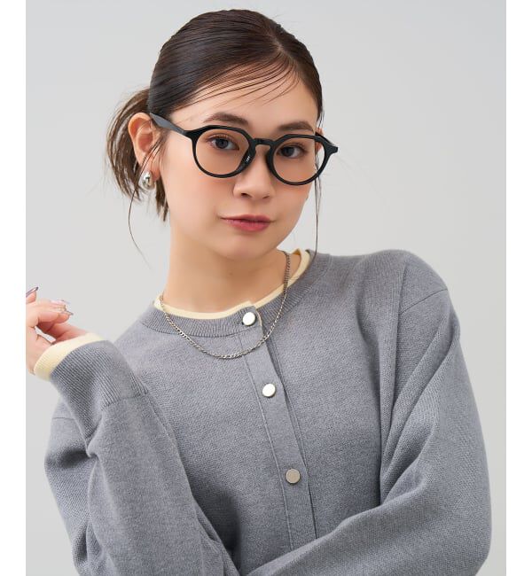  「ボストン型 メガネ | クラウンパント 軽量 伊達めがね・度付き ユニセックス Zoff  レンズ交換券付」|メガネ|