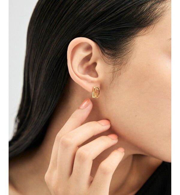 Jouete「[ジェム] ピアス コハク」|ピアス|