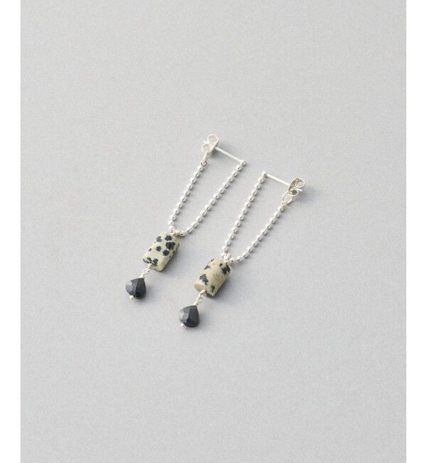 Jouete「[パレット] ピアス ブラックスピネル&times;グラナイト」|ピアス|