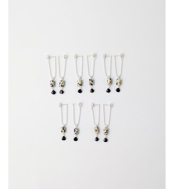 Jouete「[パレット] ピアス ブラックスピネル&times;グラナイト」|ピアス|