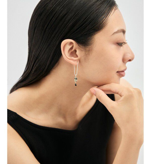 Jouete「[パレット] ピアス ブラックスピネル&times;グラナイト」|ピアス|