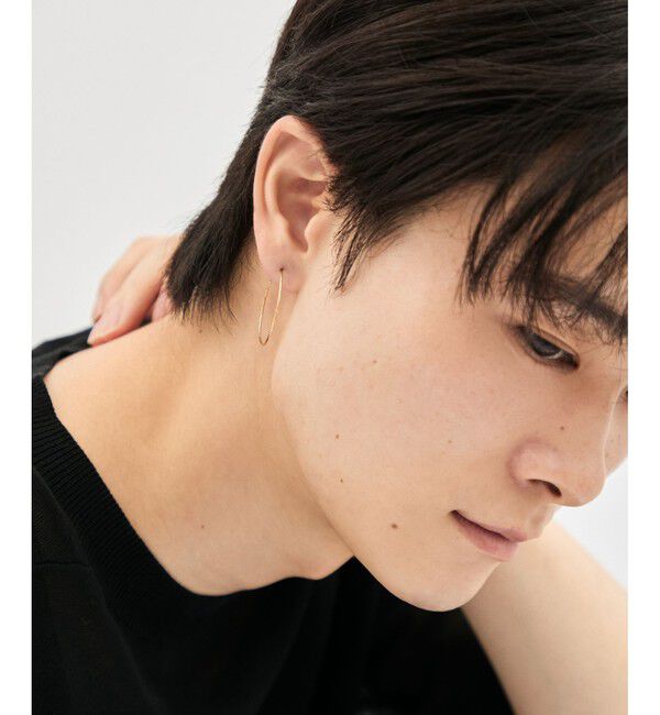 Jouete「フープピアス カットライン size/L」|ピアス|