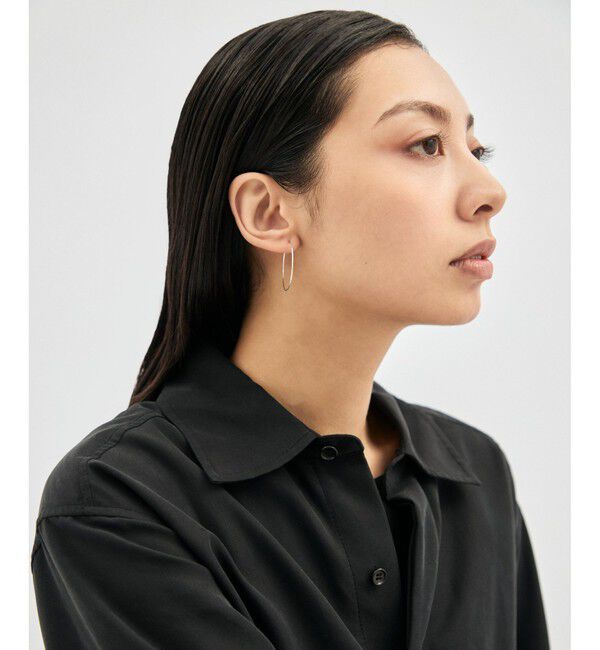 Jouete「フープピアス カットライン size/L」|ピアス|