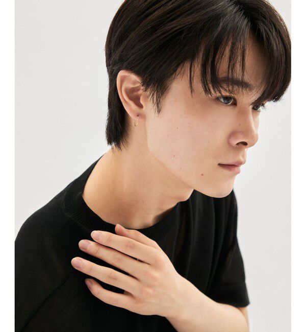 Jouete「フープピアス カットライン size/S」|ピアス|