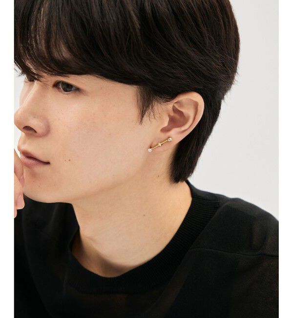 Jouete「[イヤークリップ] ジルコニア&times;パール」|イヤリング|