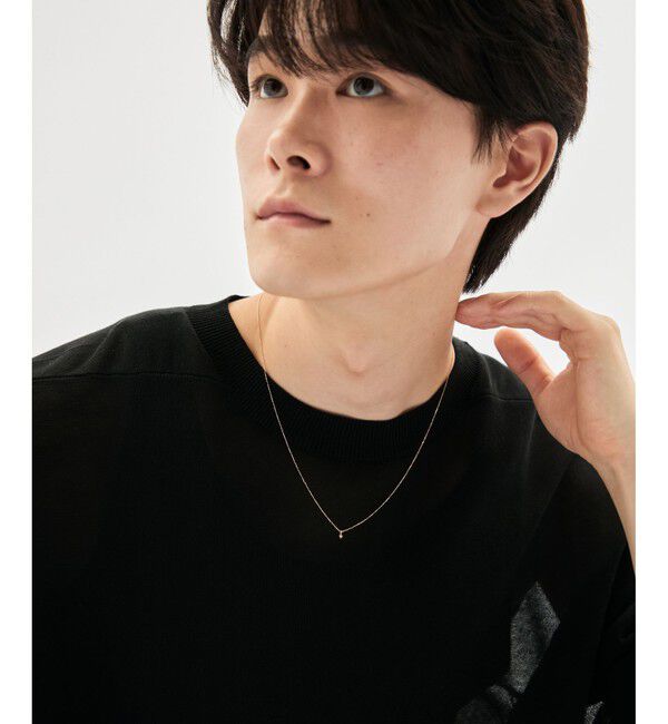 Jouete「K10YG ロングネックレス ダイヤモンド」|ネックレス|