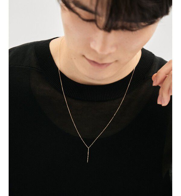 Jouete「K10YG ロングネックレス ワイヤー」|ネックレス|