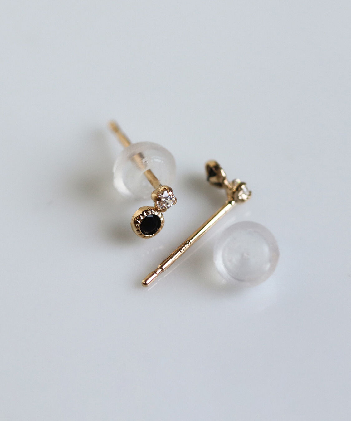  「カラーストーン / キュービックジルコニア ピアス | K10YG」|ピアス|