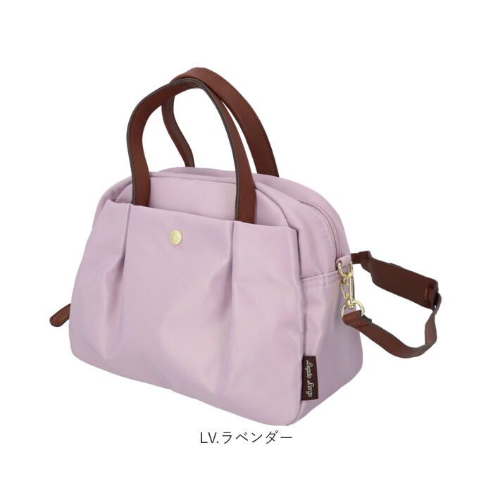 Legato Largo「レガートラルゴ 肩楽 2WAYミドルボストン 通販 ボストンバッグ ショルダーバッグ 2way」|ボストンバッグ|