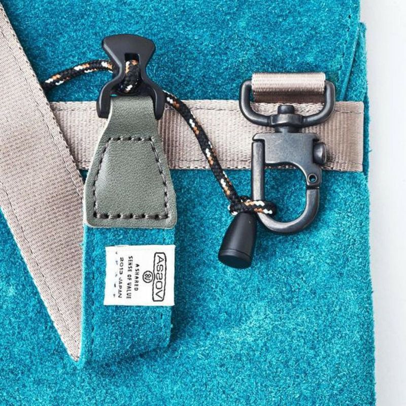 AS2OV「AS2OV / アッソブ WP SUEDE WALLET SHOULDER」|ショルダー・メッセンジャー|