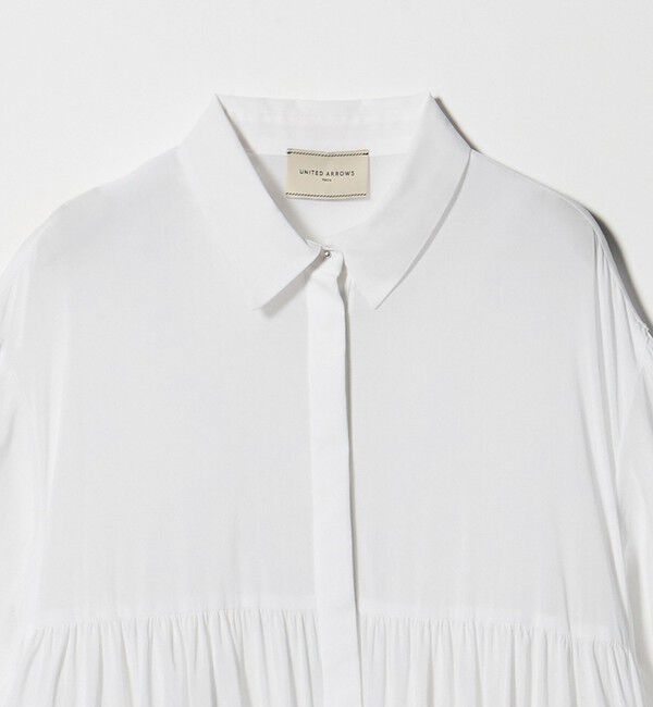 UNITED ARROWS「ボイル ティアード チュニック」|シャツ・ブラウス|