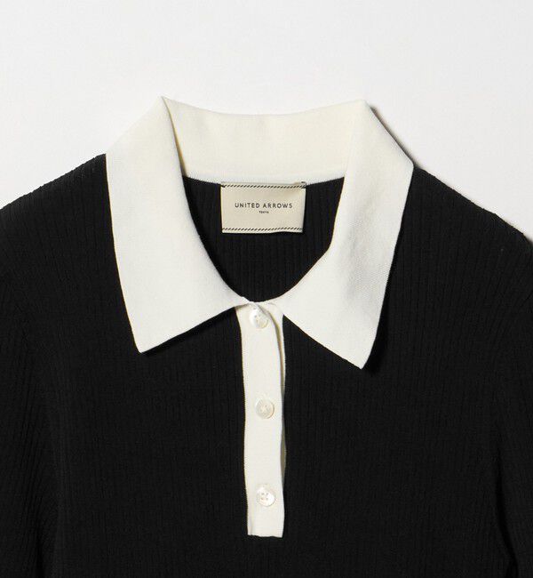 UNITED ARROWS「フィット＆フレア ポロワンピース ‐ウォッシャブル‐」|ワンピース|