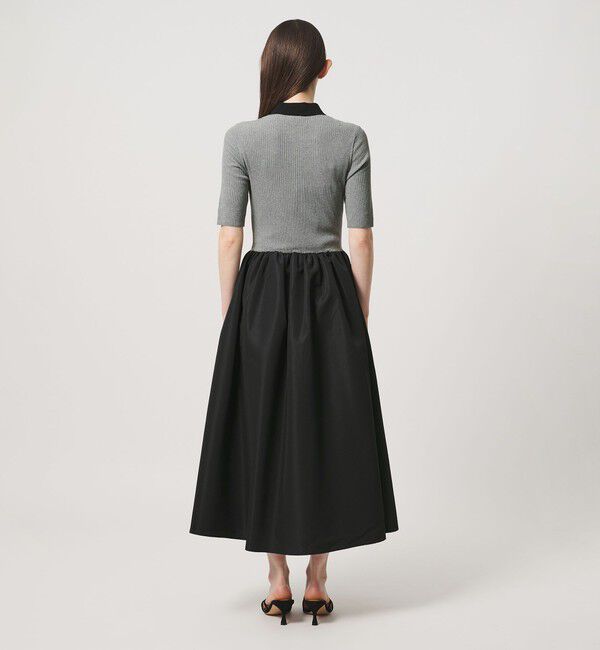 UNITED ARROWS「フィット＆フレア ポロワンピース ‐ウォッシャブル‐」|ワンピース|