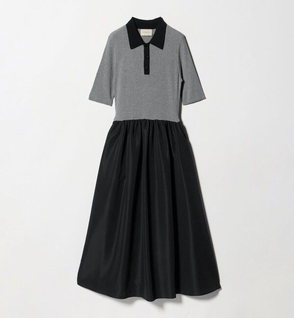 UNITED ARROWS「フィット＆フレア ポロワンピース ‐ウォッシャブル‐」|ワンピース|
