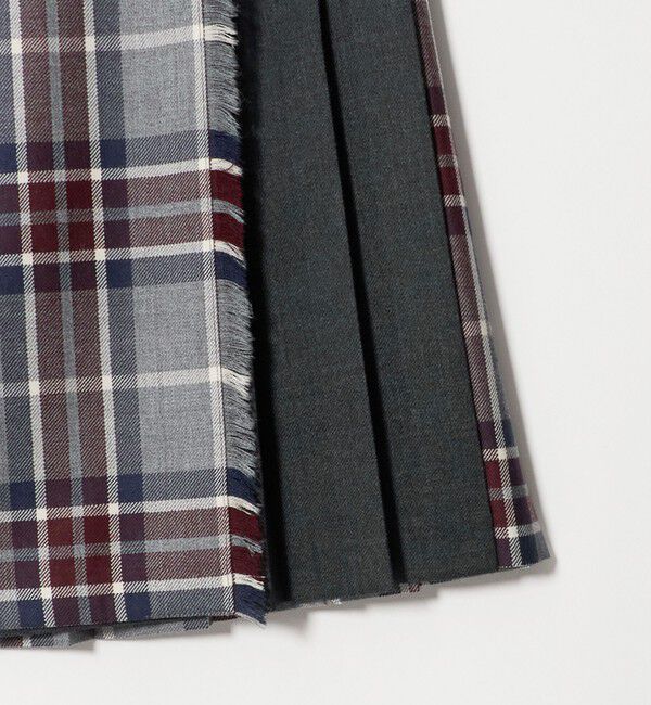 UNITED ARROWS「【別注】＜O'NEIL of DUBLIN＞コンビ チェック プリーツスカート」|スカート|