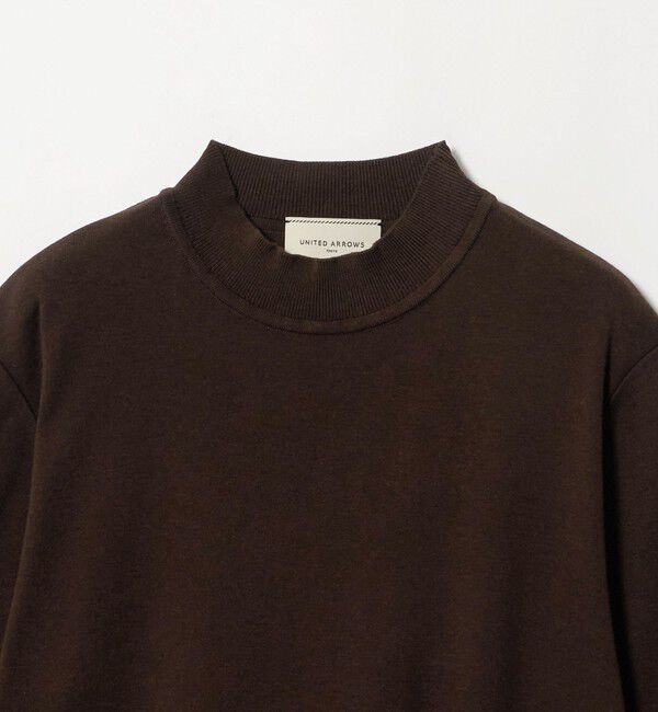 UNITED ARROWS「５分袖 ミニ ハイネック ニット ‐ウォッシャブル‐」|ニット・セーター|