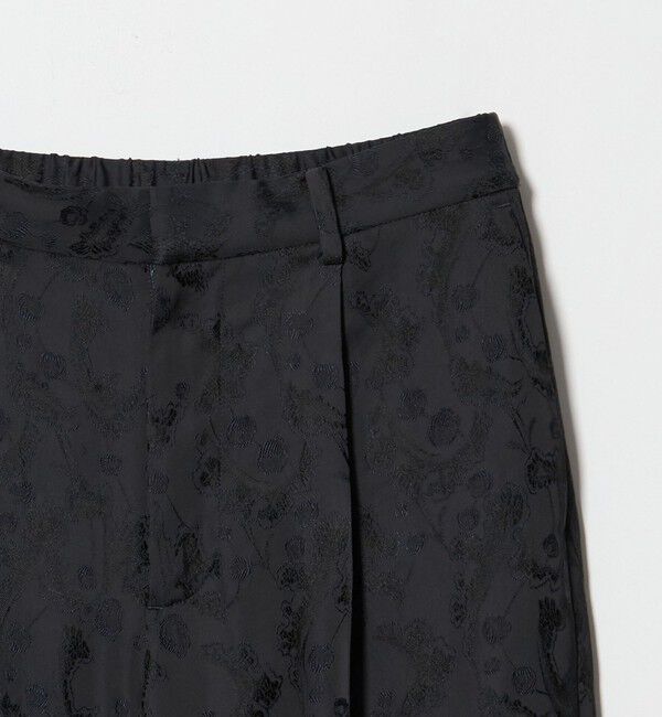 UNITED ARROWS「ペイズリー ジャガード テーパードパンツ」|スラックス|