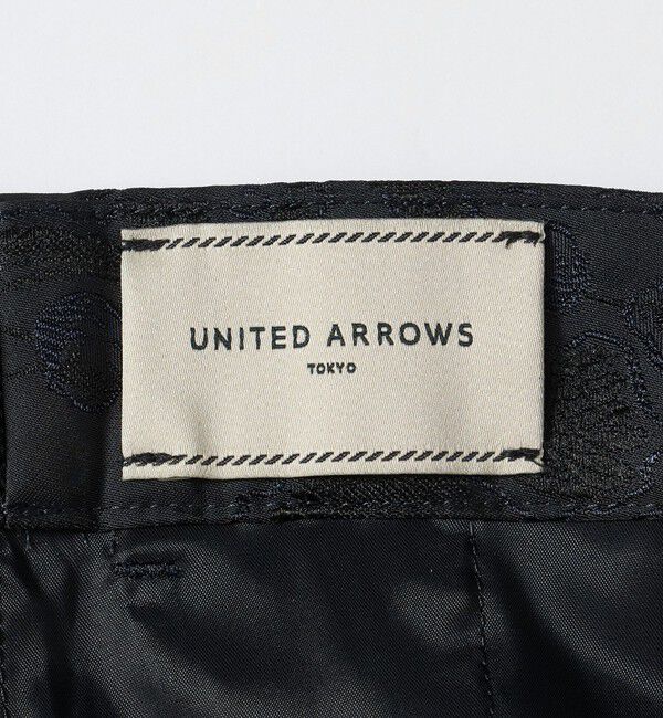UNITED ARROWS「ペイズリー ジャガード テーパードパンツ」|スラックス|