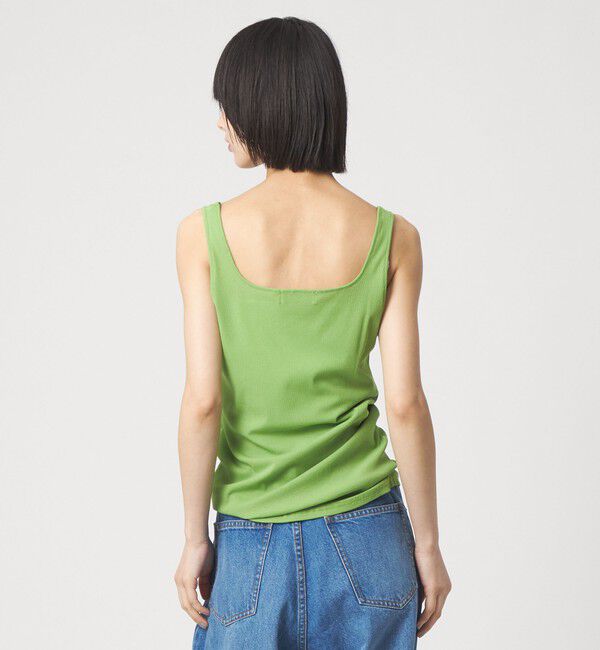 EMMEL REFINES「＜EMMEL REFINES＞EM テレコスクエア タンクトップ」|Tシャツ・カットソー|