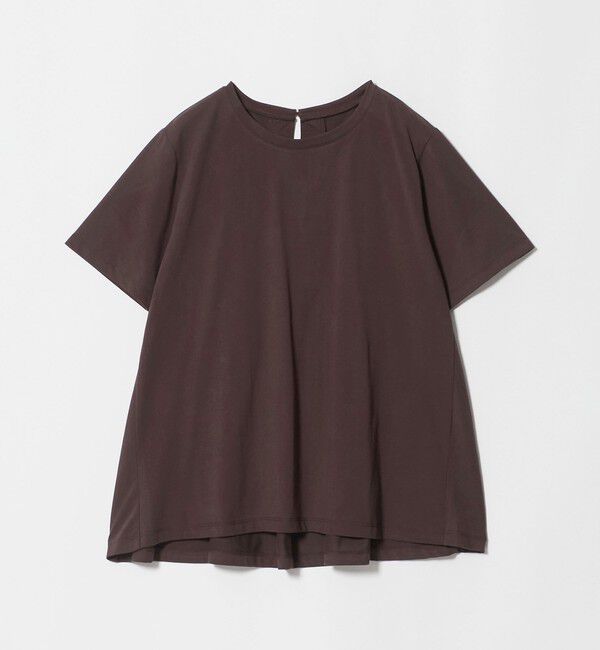 UNITED ARROWS green label relaxing「【WEB限定】＜at ease＞バック フレア カットソー  接触冷感 UVカット 遮熱」|Tシャツ・カットソー|