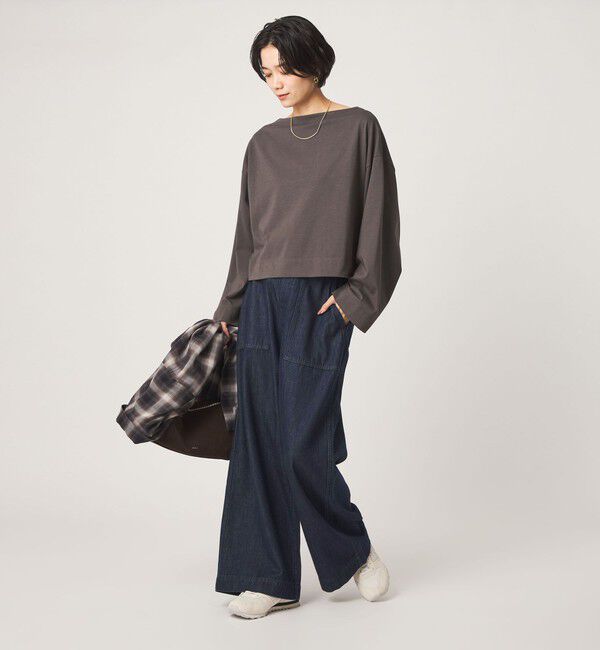 UNITED ARROWS green label relaxing「＜スタイリスト兵藤千尋さんコラボ＞ベイカー ライト デニム 接触冷感」|デニム|