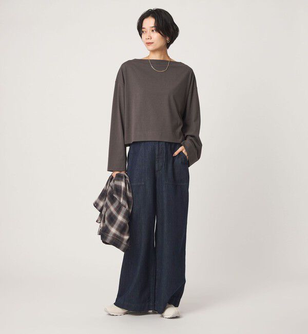 UNITED ARROWS green label relaxing「＜スタイリスト兵藤千尋さんコラボ＞ベイカー ライト デニム 接触冷感」|デニム|