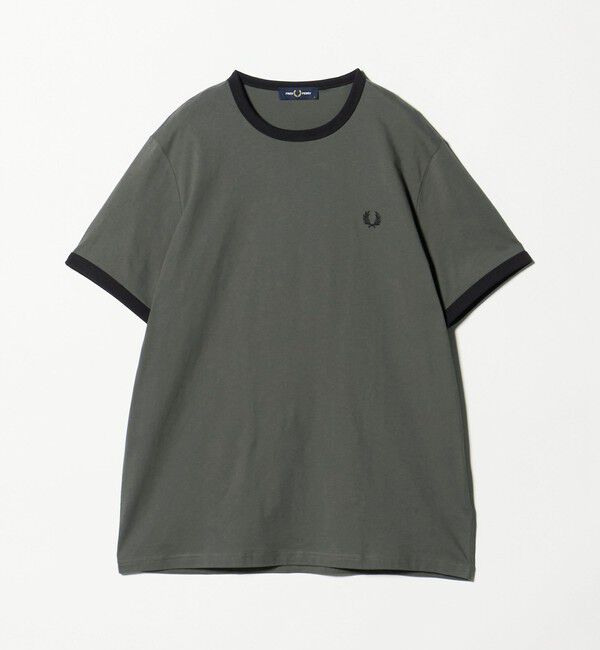 UNITED ARROWS green label relaxing「＜FRED PERRY＞リンガー Tシャツ」|Tシャツ・カットソー|DK.GREEN