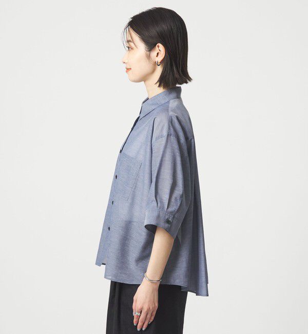 UNITED ARROWS green label relaxing「アキハ バック タック シャツ」|シャツ・ブラウス|
